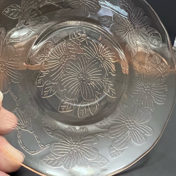 Macbeth Evans saucer set of 5 - Picture 4 of 7